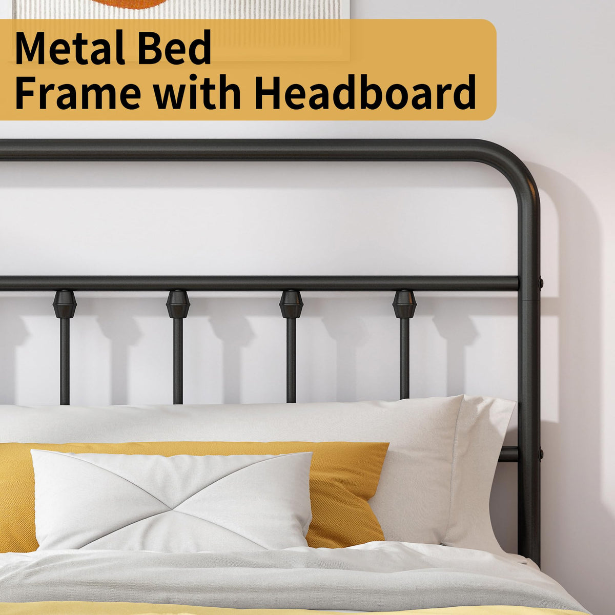 Queen Victorian Metal Bed Frame