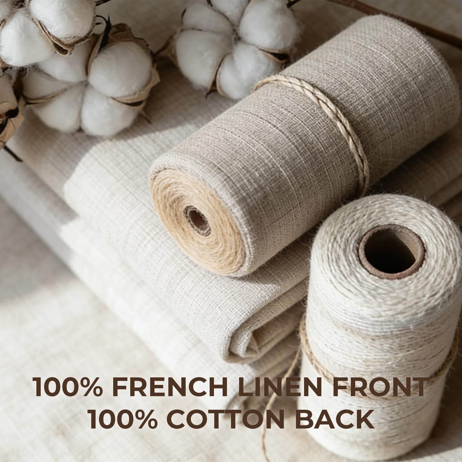 Linen & Cotton Quilt Set – 3-Piece Bedspread