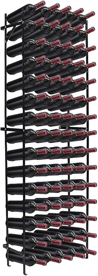 15-Tier Freestanding Wine Rack – 150 Bottle Capacity