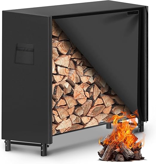Outdoor & Indoor Firewood Rack