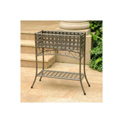 Maykoosh Elegant Escape Iron Rectangular Plant Stand