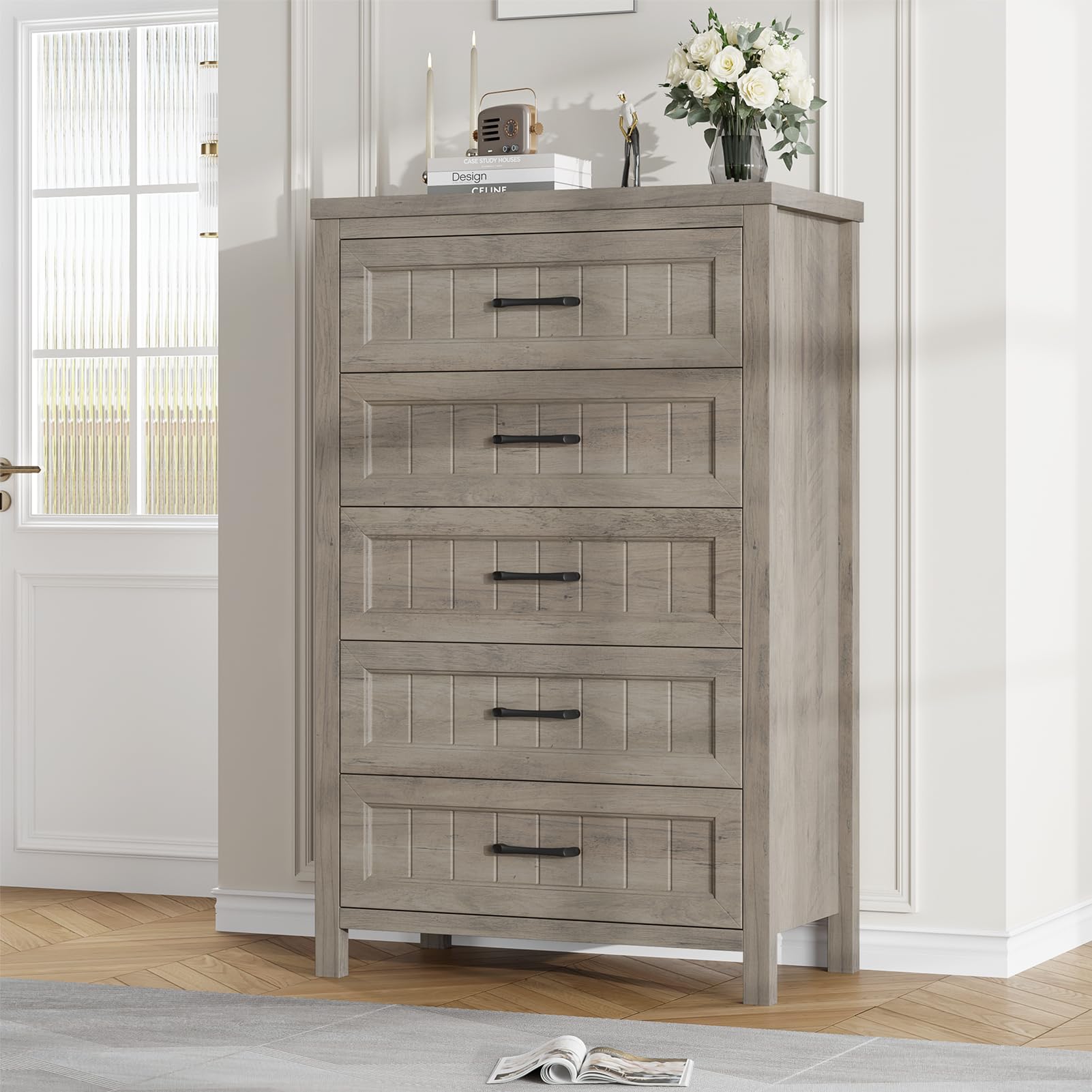 5-Drawer Farmhouse Dresser