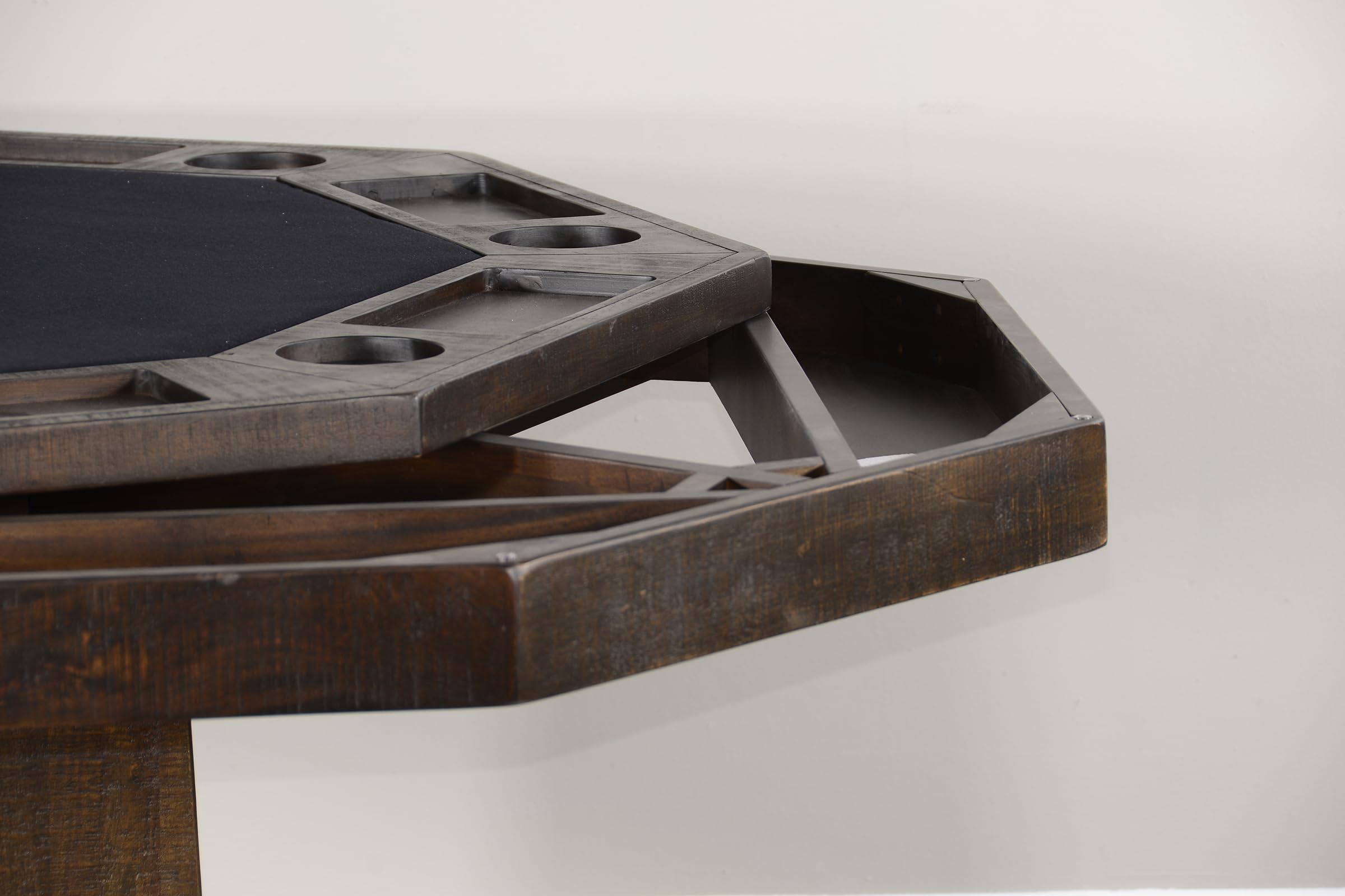 Empire USA Blaze Poker Game & Dining Table (Smokehouse Finish Table)