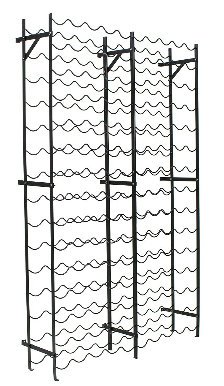 15-Tier Freestanding Wine Rack – 150 Bottle Capacity