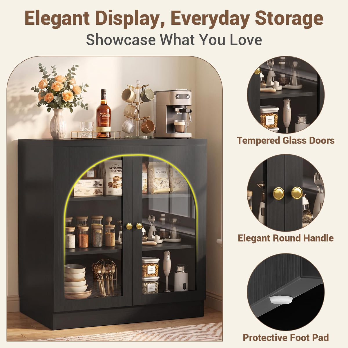Soft-Close Buffet Cabinet