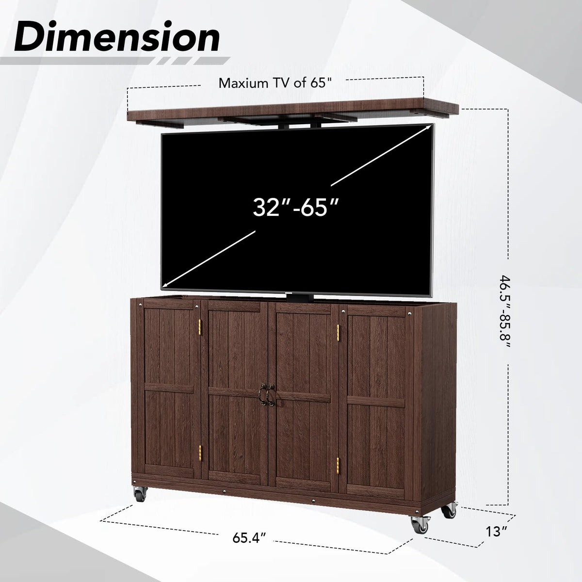 Outdoor Motorized TV Lift Cabinet