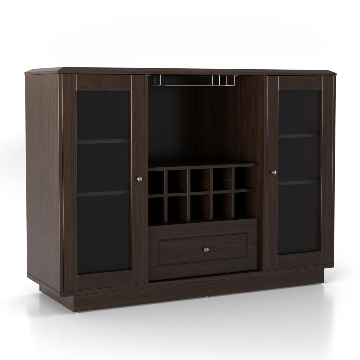 HOMES: INSIDE + OUT Olympia Multi Storage Dining Buffet, Espresso