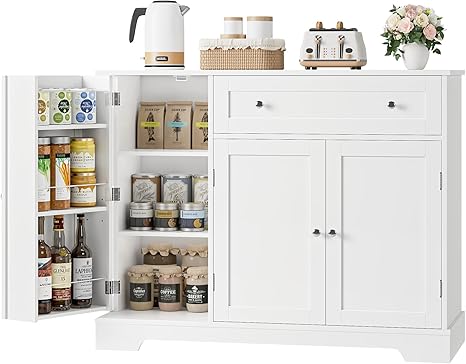 Buffet Cabinet with Storage & Drawer