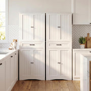 71" Kitchen Pantry Storage Cabinet with Drawer & Adjustable Shelves