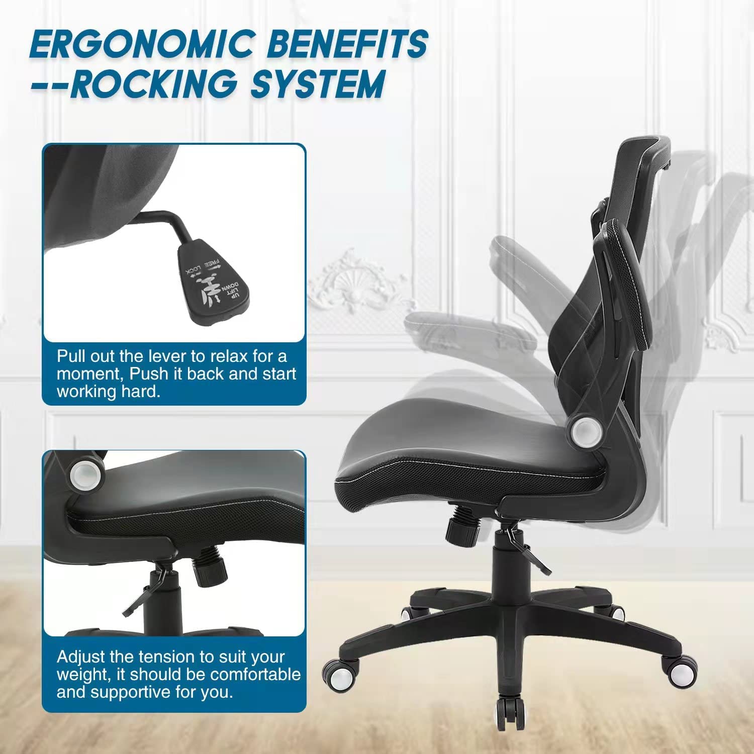 Ergonomic Mesh Office Chair with Lumbar Support
