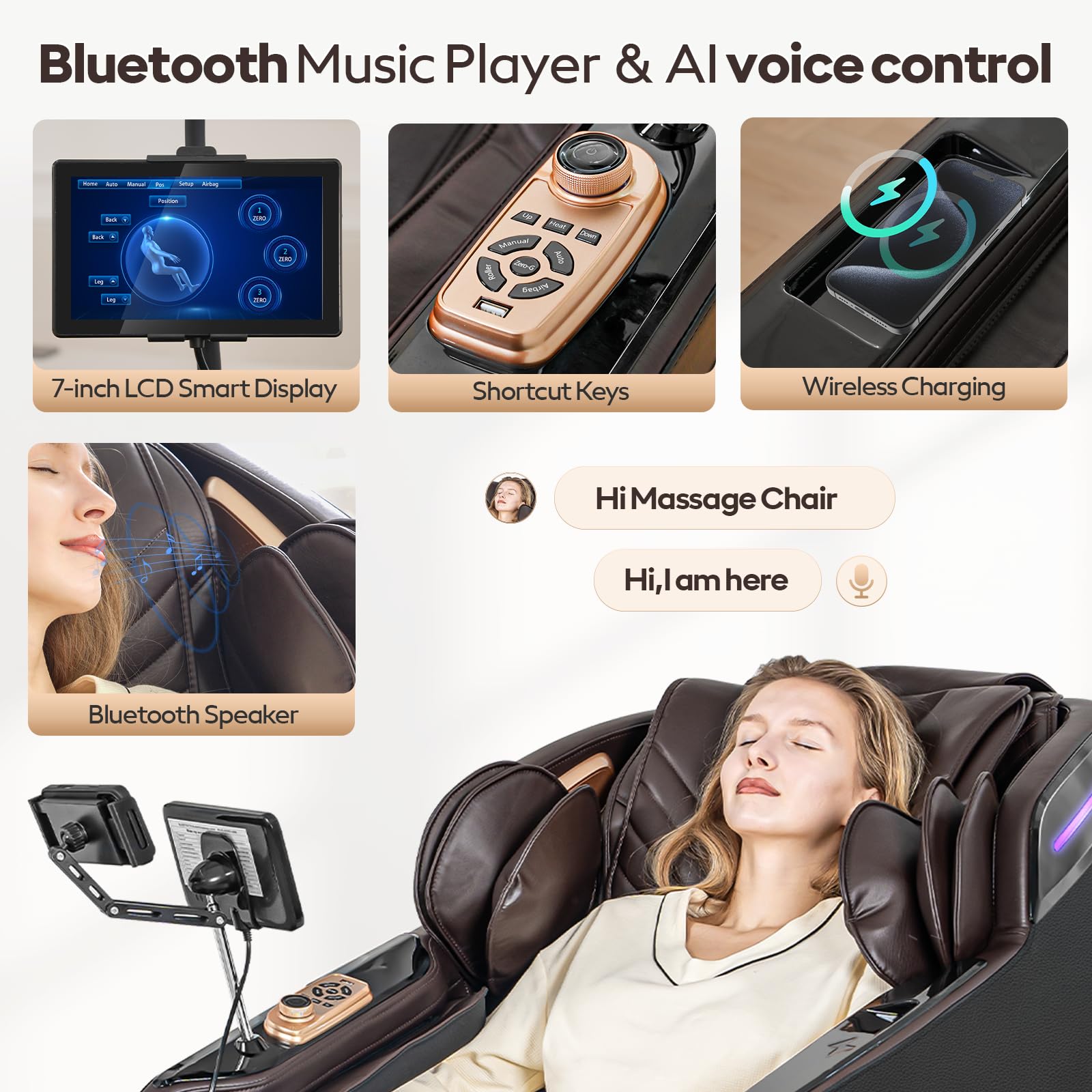 4D Zero Gravity SL-Track Massage Chair
