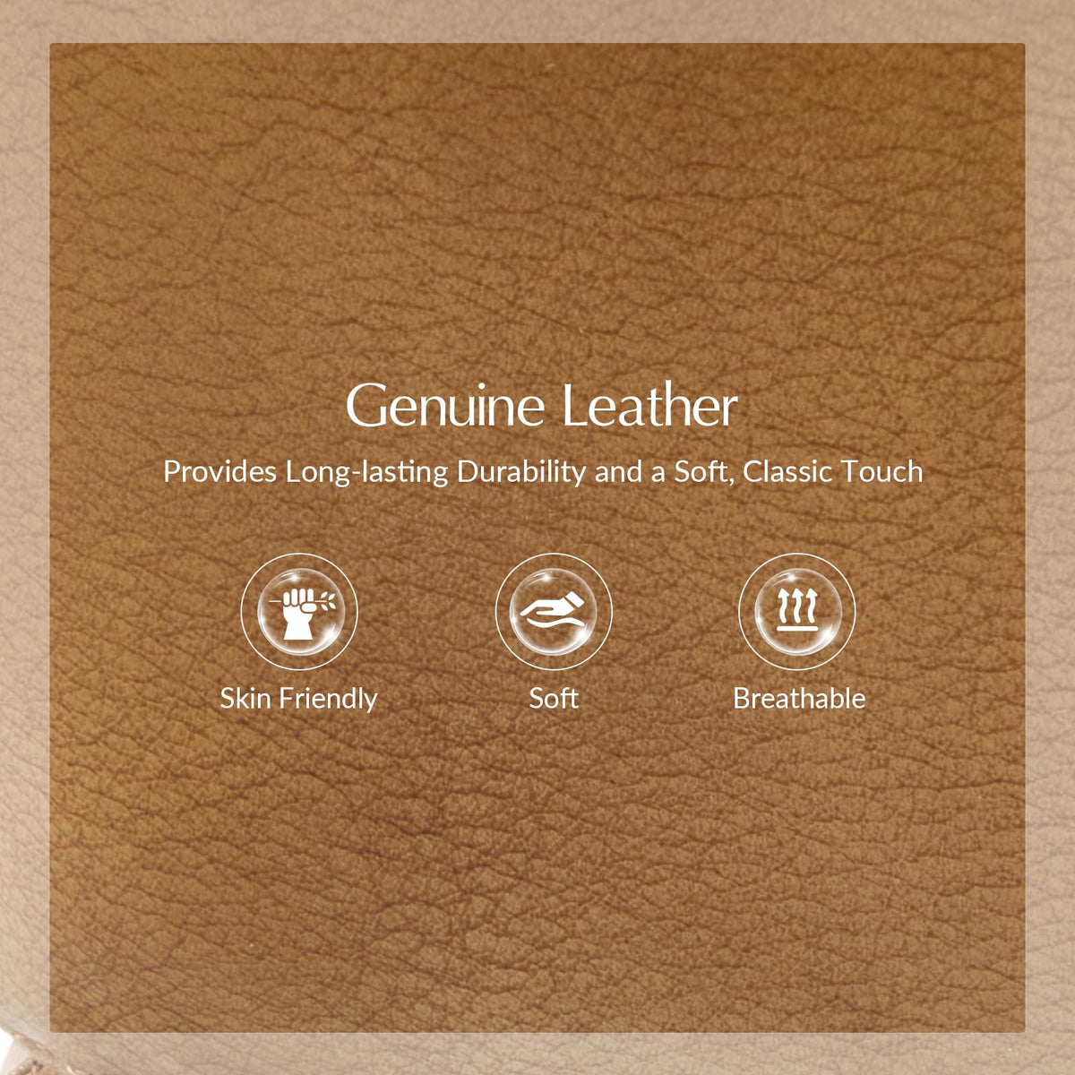 Camel Leather Ottoman