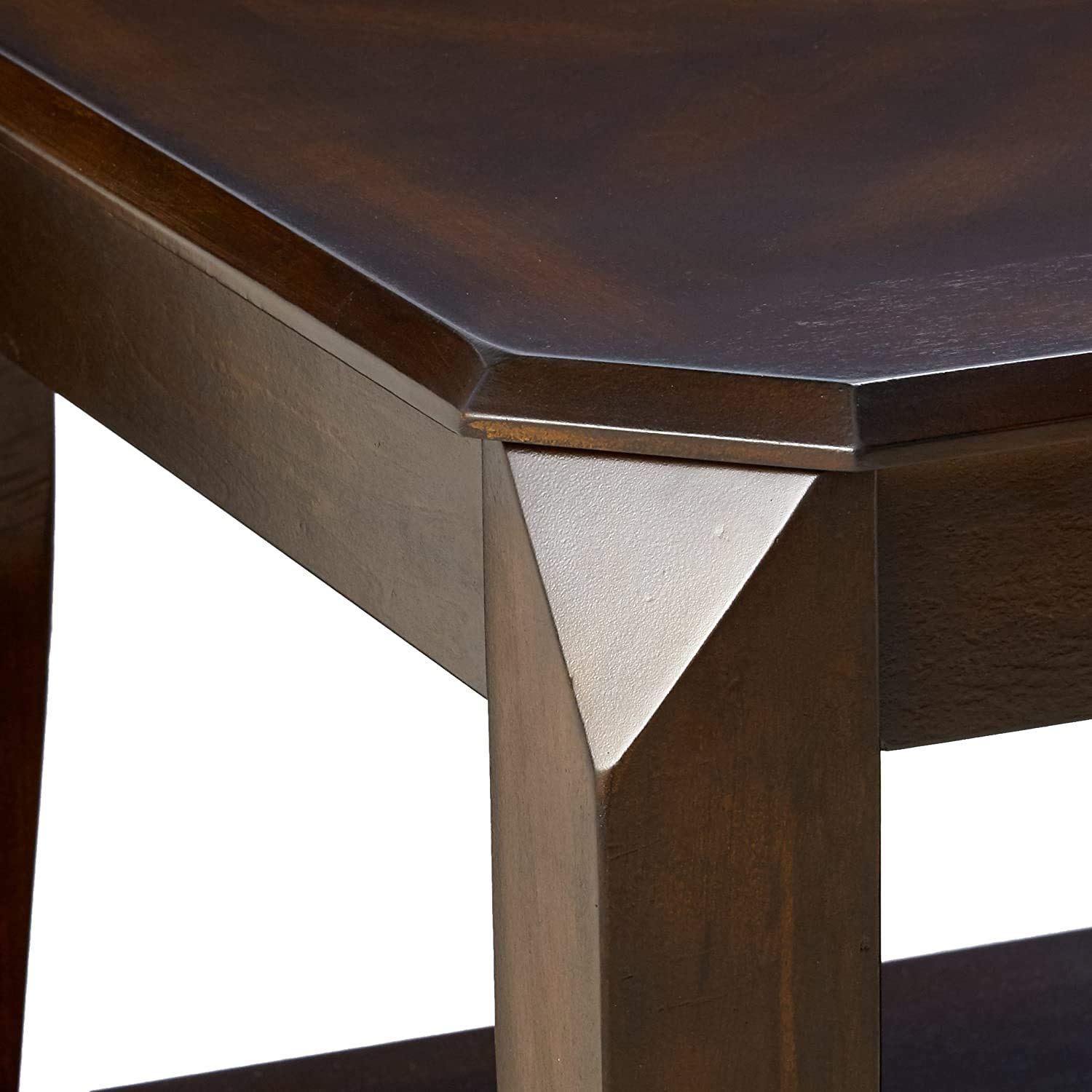 3-Piece Coffee & End Table Set with Storage Shelf