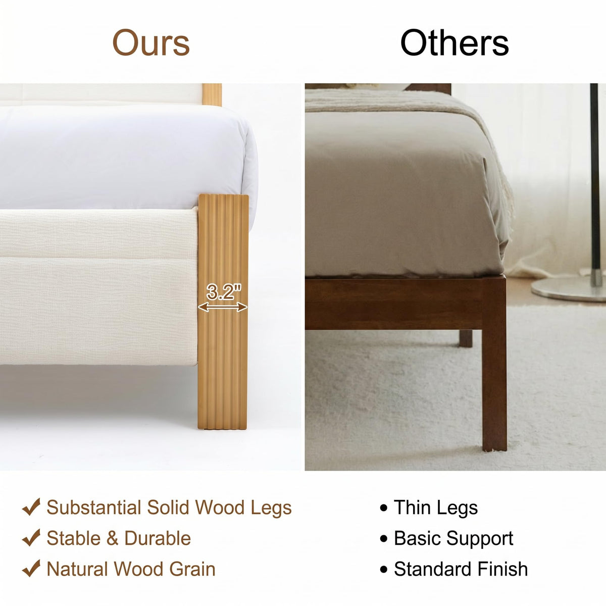 Queen Upholstered Platform Bed