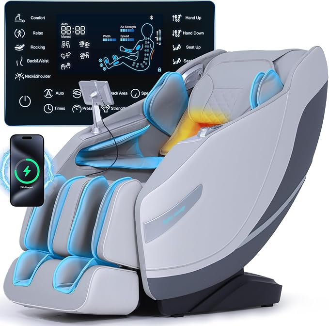 Zero Gravity Massage Chair with SL-Track & Rocking Mode