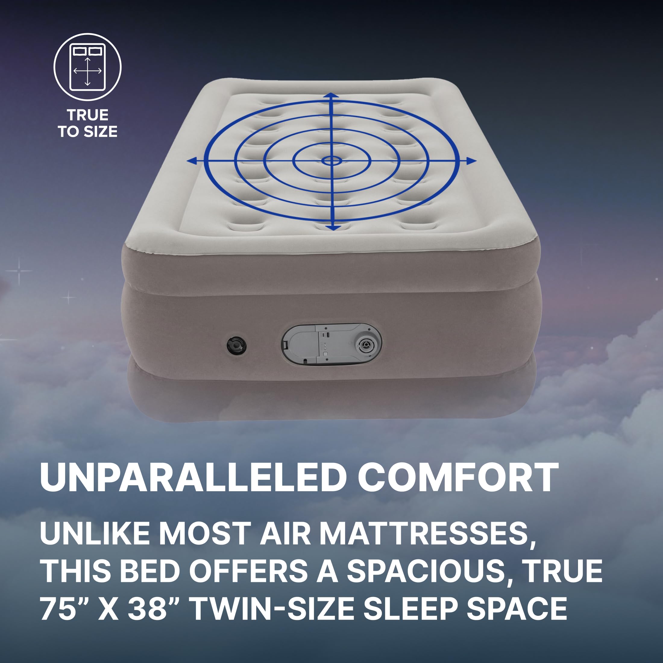 Luxury Air Mattress with Built-In Pump