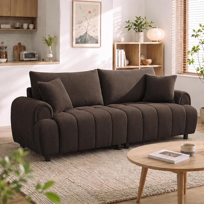 Boucle 3-Seater Sofa