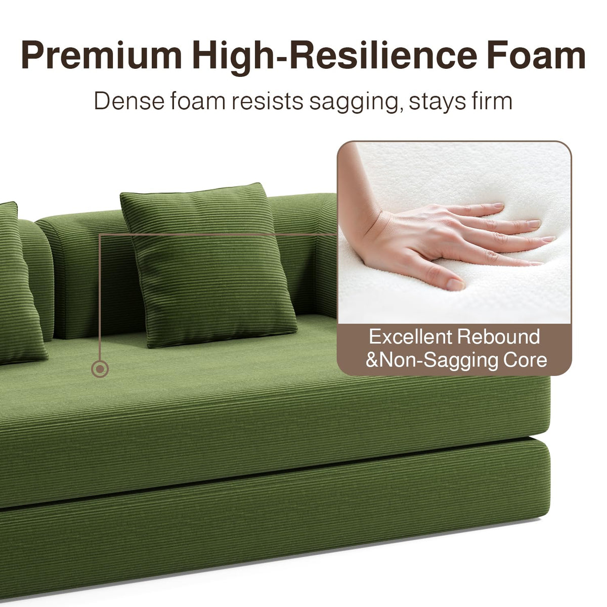 5-in-1 Convertible Sofa Bed