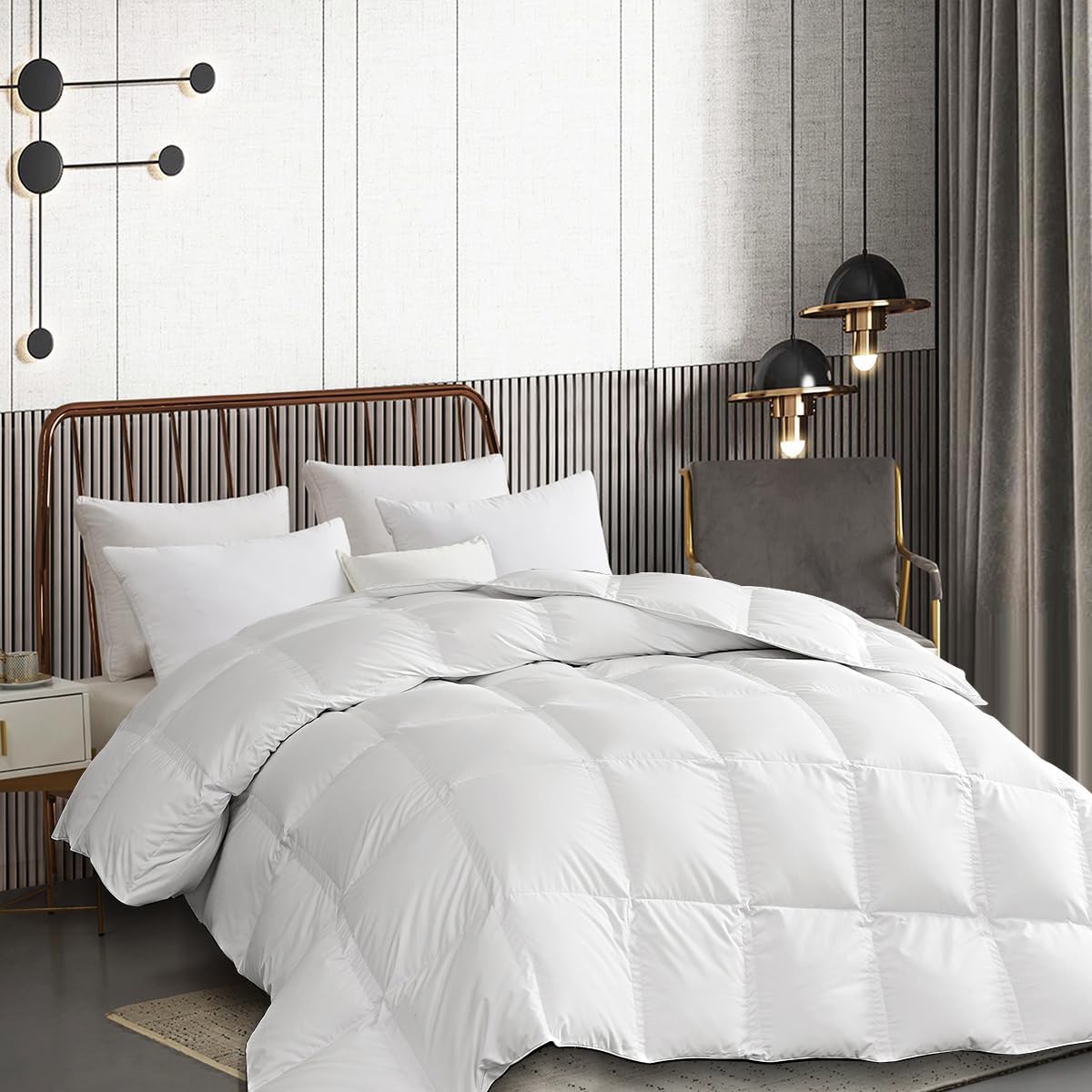Goose Down Fiber Comforter