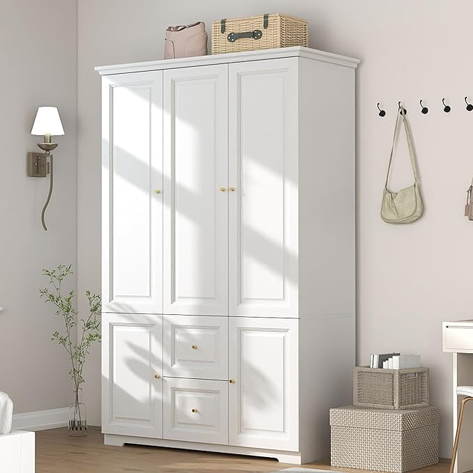 Armoire Wardrobe Closet with Drawers