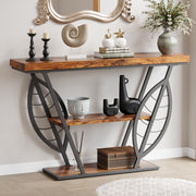 3-Tier Leaf Console Table