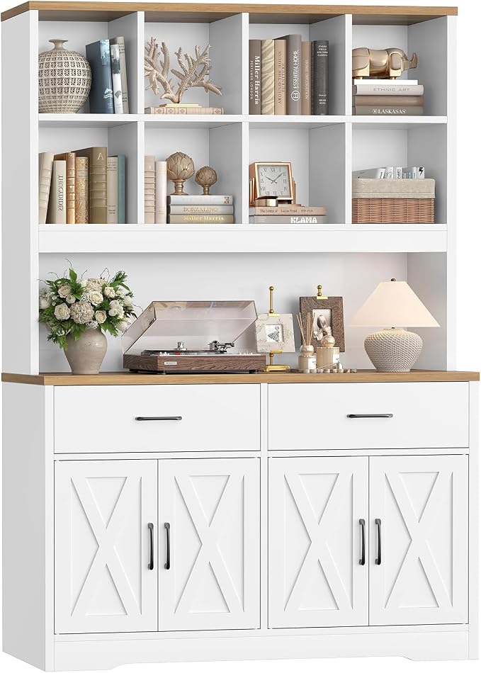 Tall Storage Cabinet with Drawers