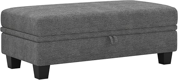 Storage Ottoman Bench with Hidden Storage