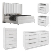 5-Piece King Bedroom Set with Charging Nightstands