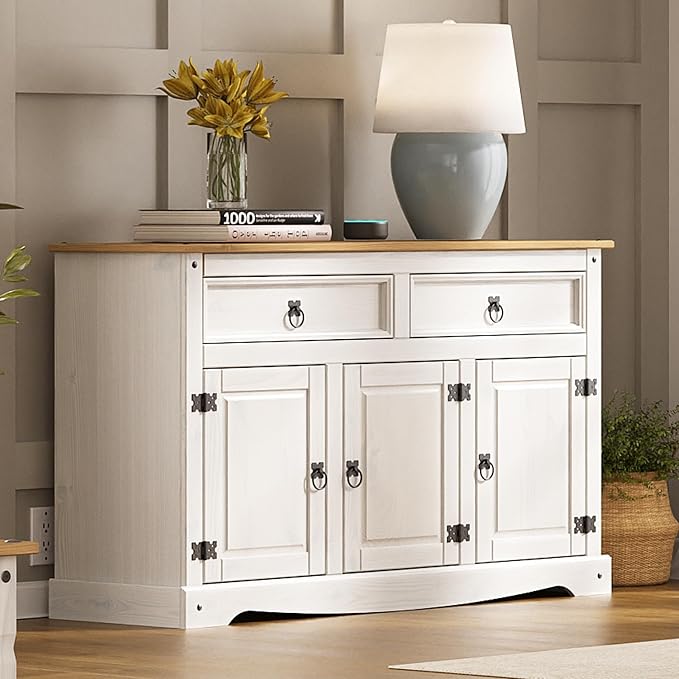 Solid Pine Sideboard with Drawers