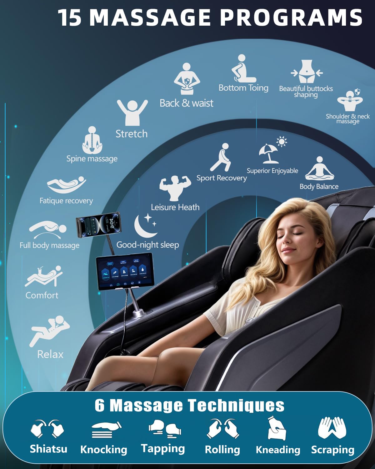 4D Zero Gravity Full Body Massage Chair