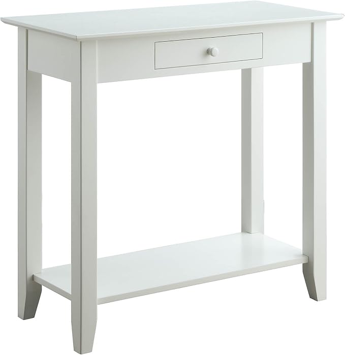 Cherry Console Table with Drawer
