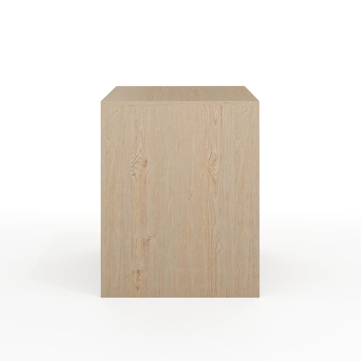 Martha Stewart Kayden Modular Single-Drawer Desk, Light Natural
