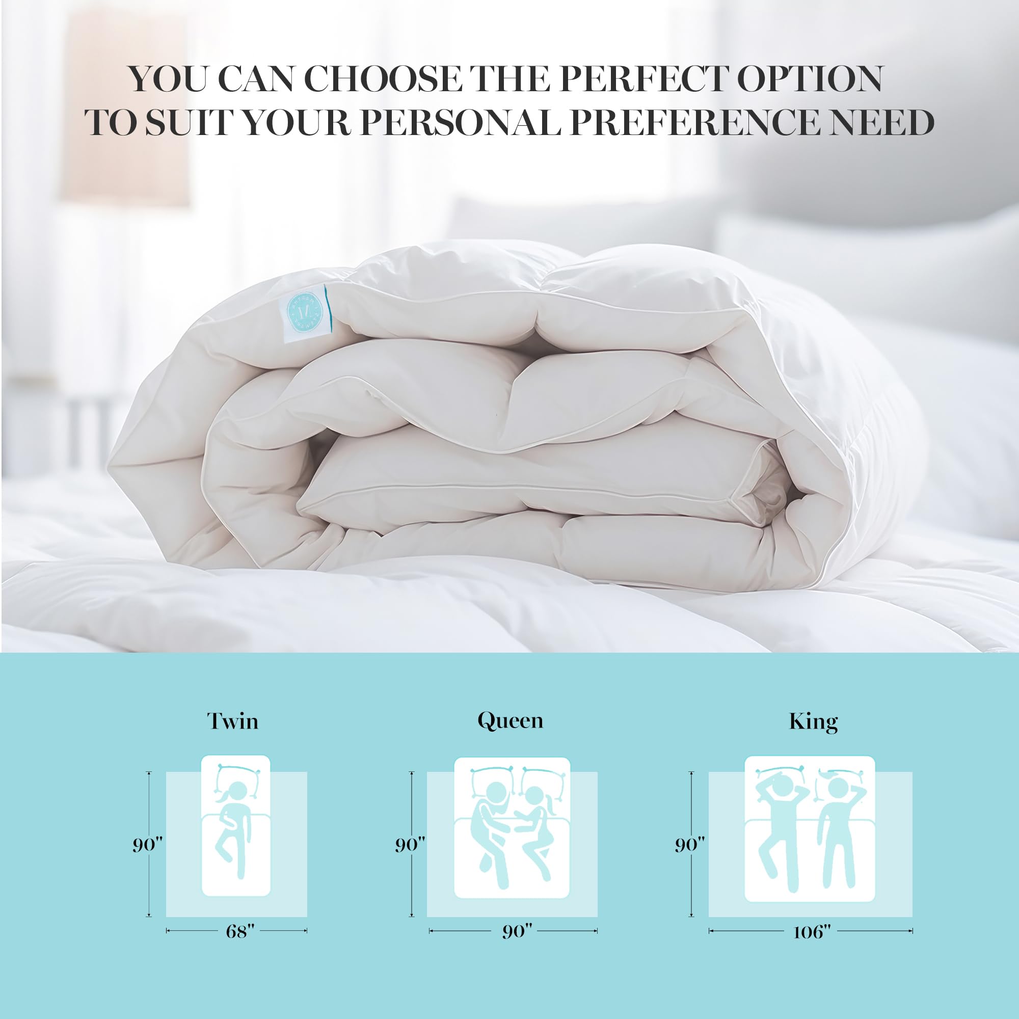 Goose Down Fiber Comforter