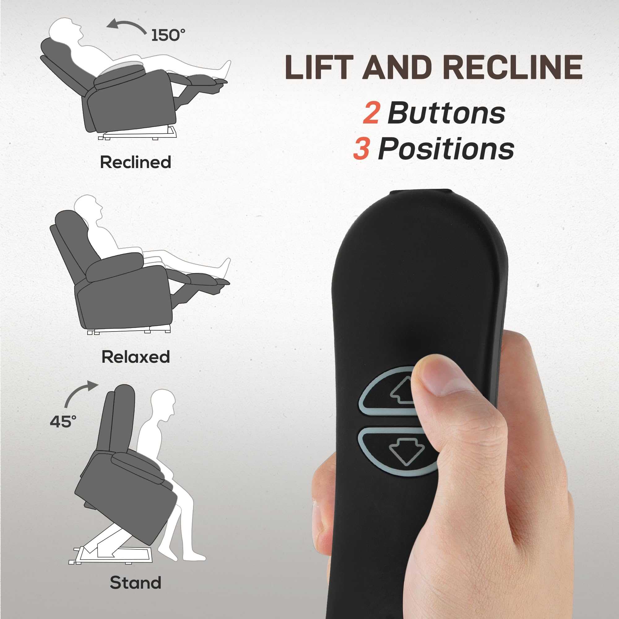 Power Lift Recliner Chair with Massage & Heat