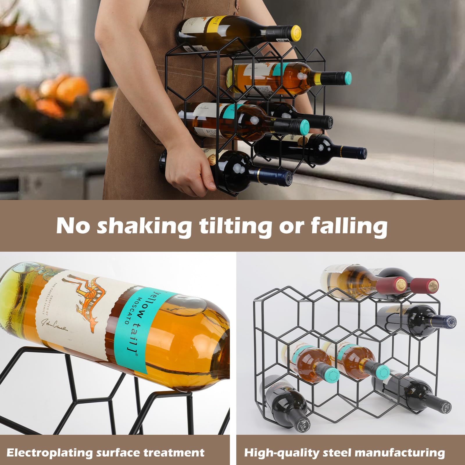Countertop Wine Rack – 14 Bottle