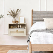 Floating Nightstand Set of 2 with Drawer