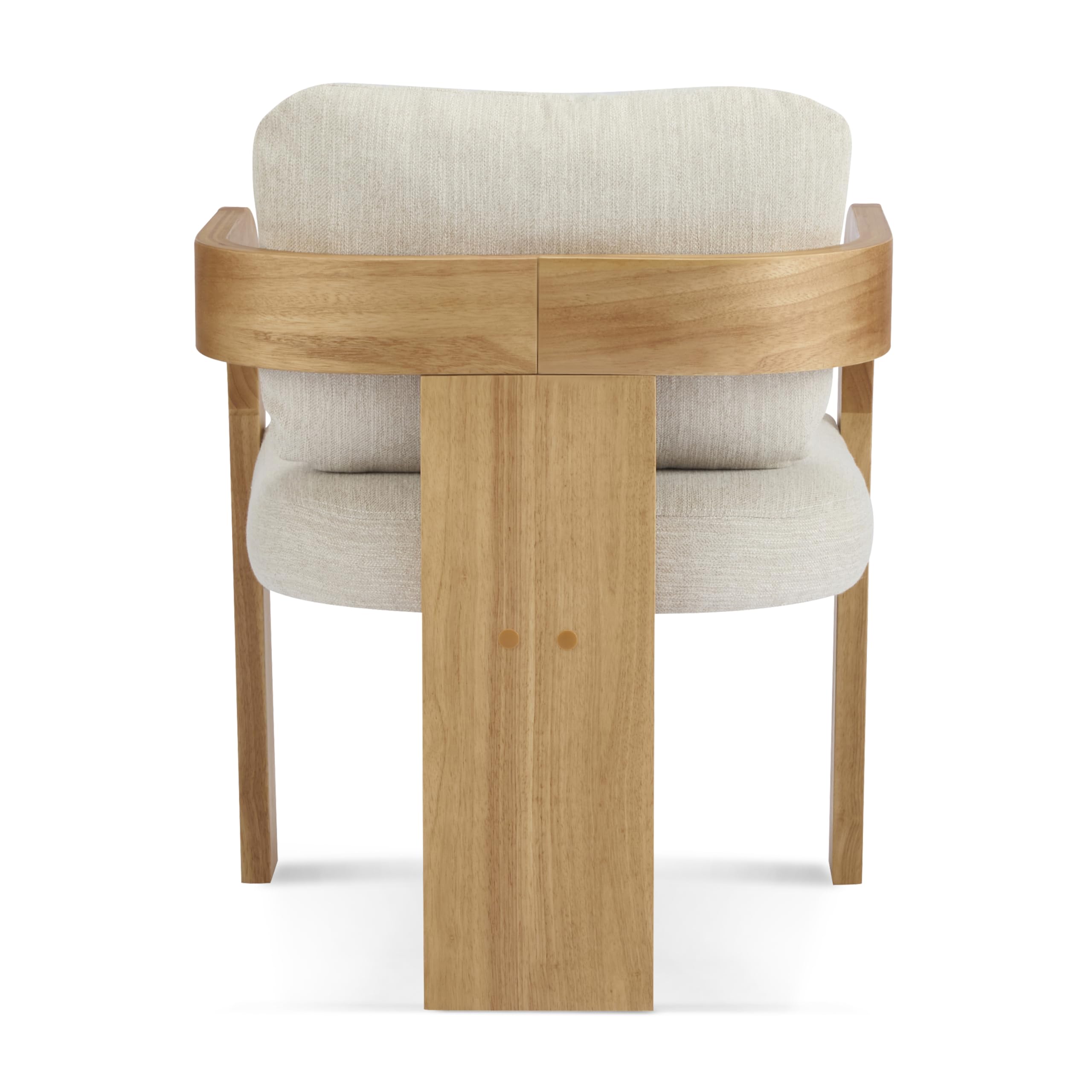 Upholstered Dining Chairs with Cushion, Set of 2