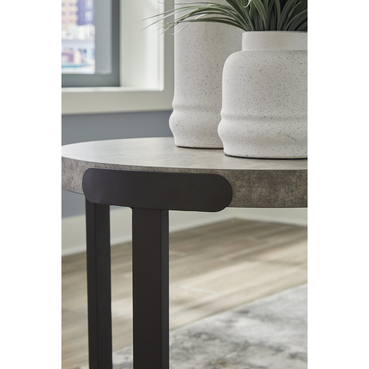 Signature Design by Ashley Round Coffee Table and End Table Set of 3