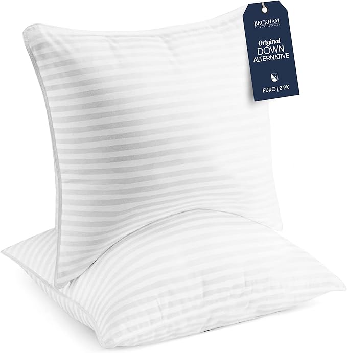 Down Alternative Bed Pillows, Set of 2