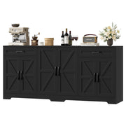 71" Farmhouse Sideboard Buffet Cabinet with Storage