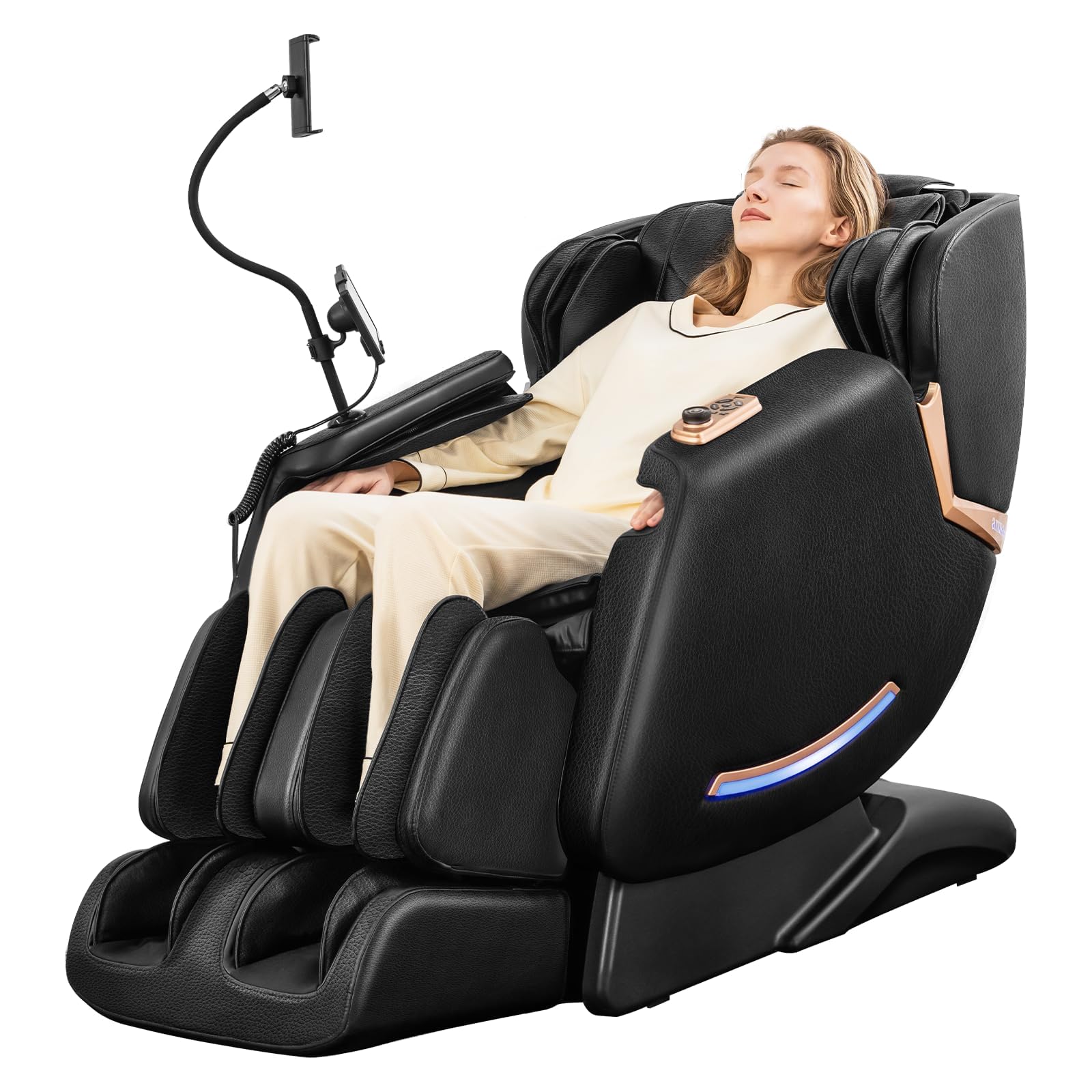 4D Full Body Massage Chair with Extended SL Track