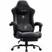 Fabric Gaming Chair with Heated Massage
