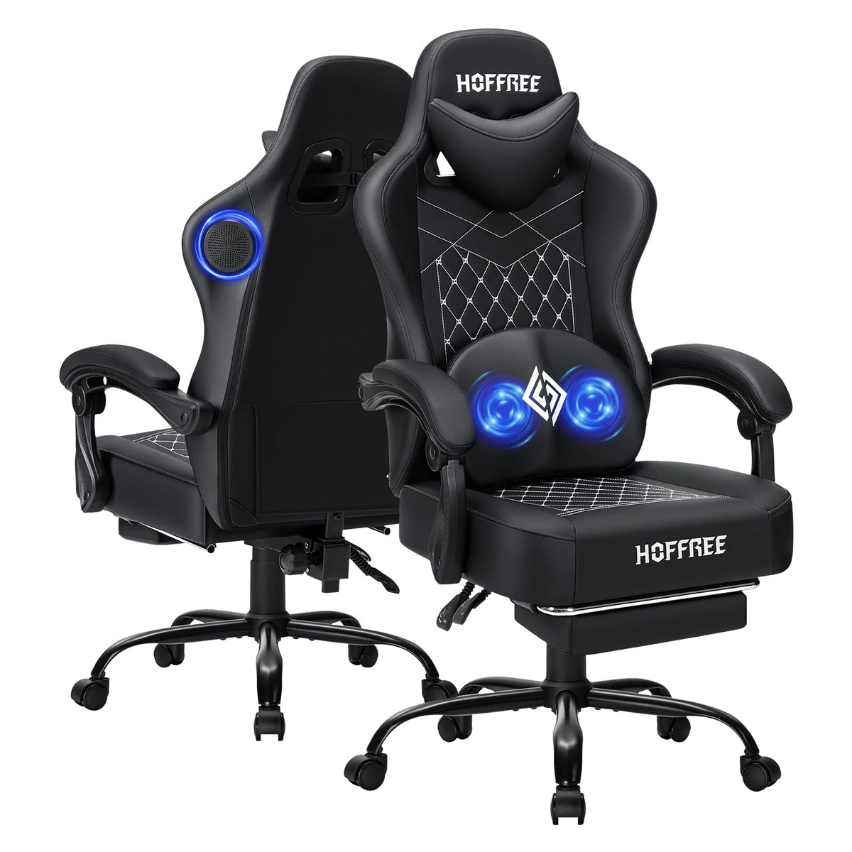 Massage Gaming Chair with Speakers