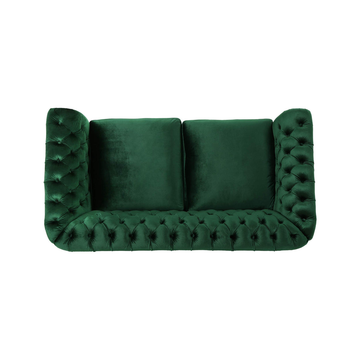 Velvet Chesterfield Loveseat
