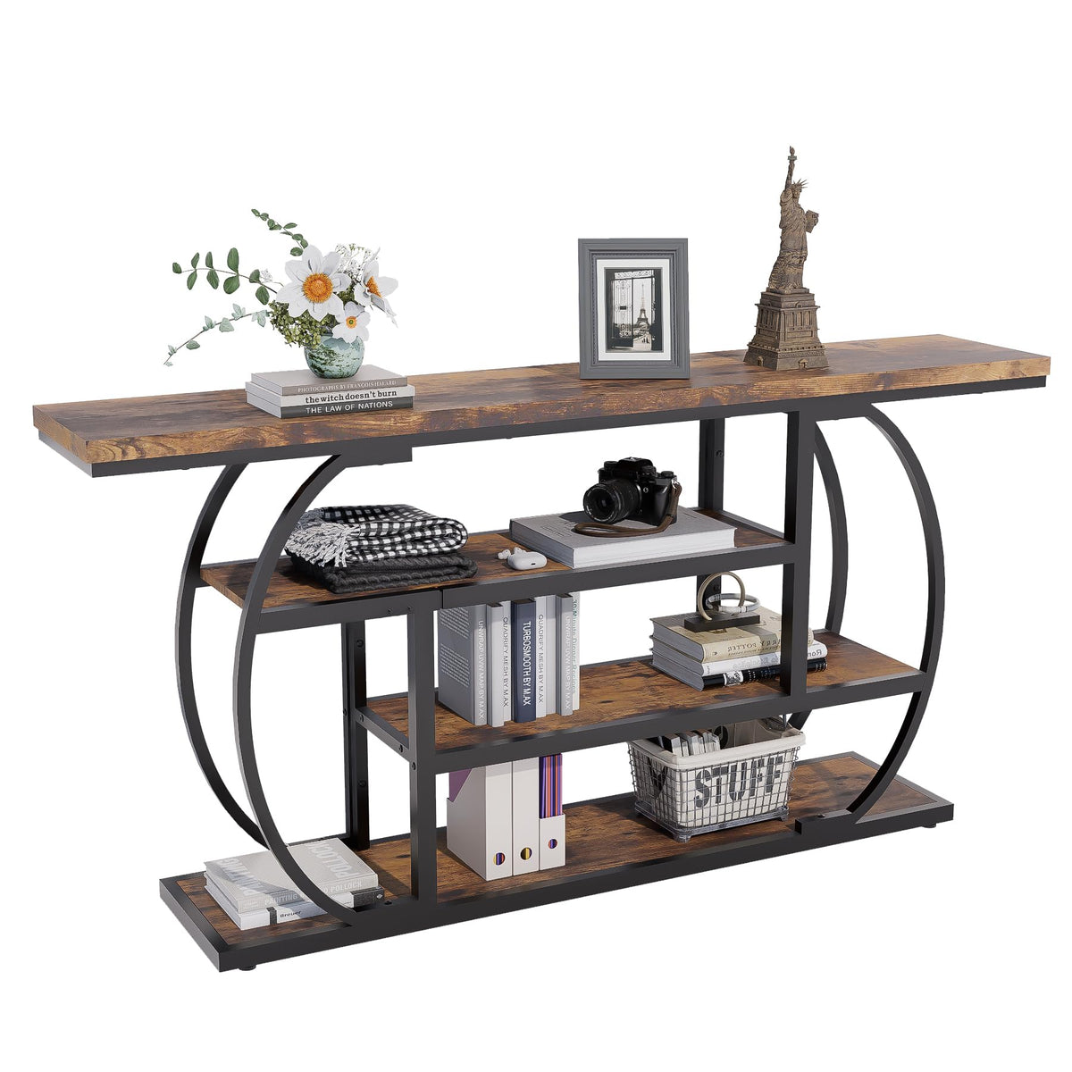 4-Tier Console Table