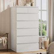 White 7-Drawer Dresser