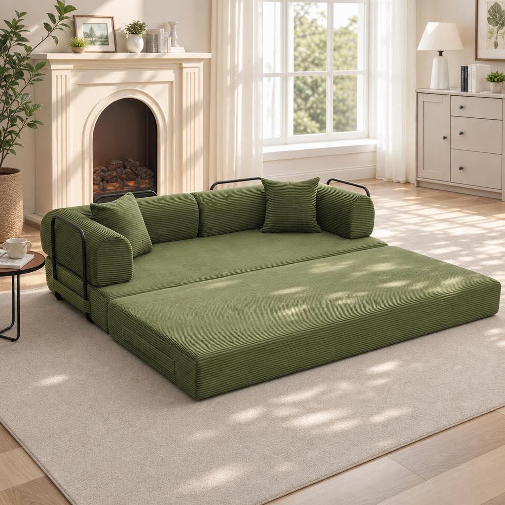 Corduroy Convertible Futon Sofa Bed