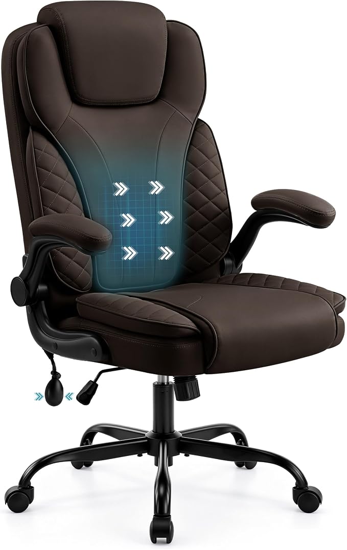 Office Chair with Inflatable Lumbar Support