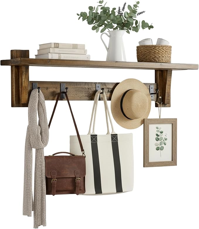 60-Inch Rustic Wood Entryway & Dining Bench