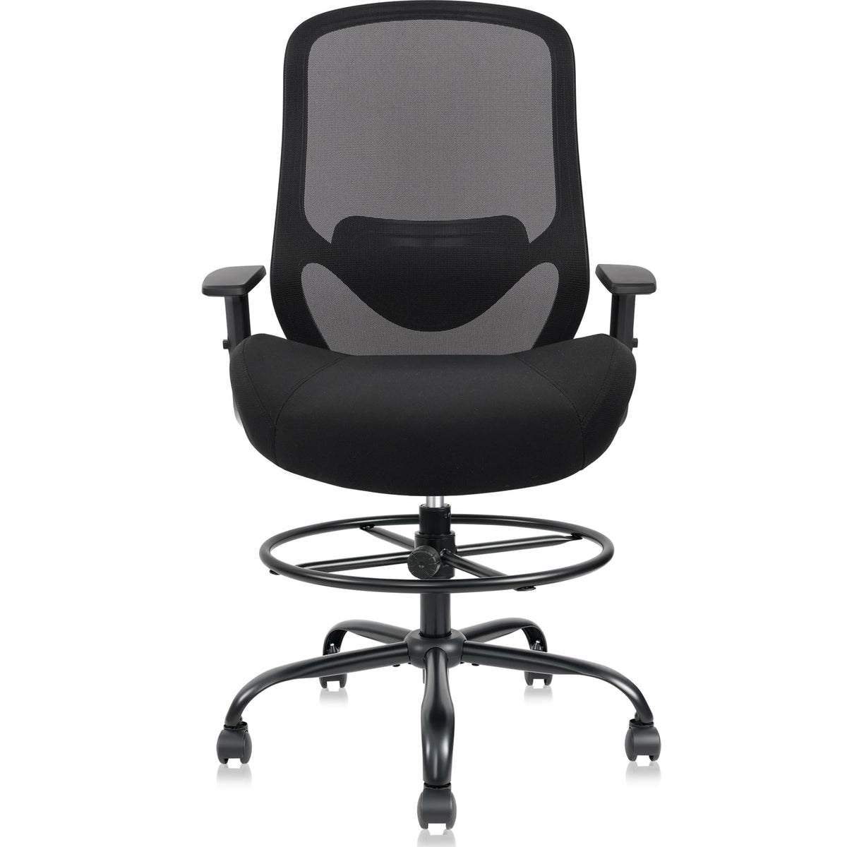 Big and Tall Drafting Chair, 400lbs Heavy Duty Chair for Standing Desk